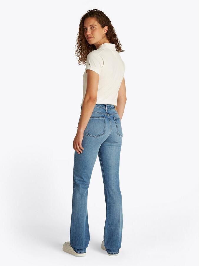 Tommy Hilfiger Bootcut jeans BOOTCUT REGULAR WAIST gemiddelde normale taillehoogte met persplooien met studs - Foto 3