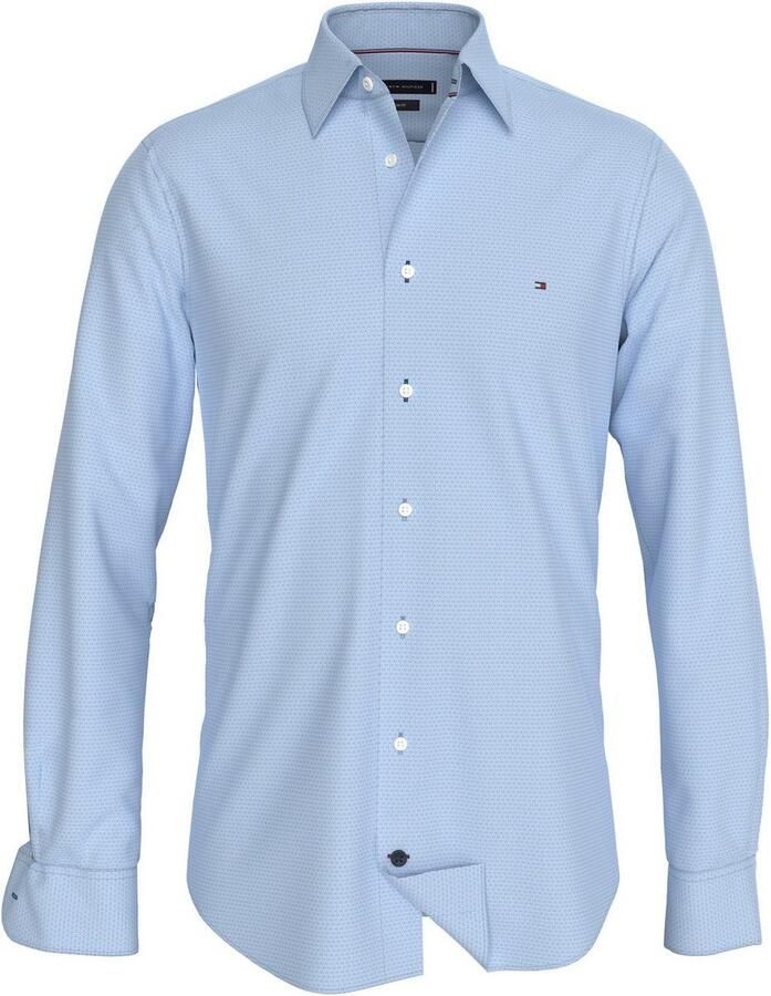 Tommy Hilfiger Tailored Slim fit zakelijk overhemd met kentkraag model 'Parker'