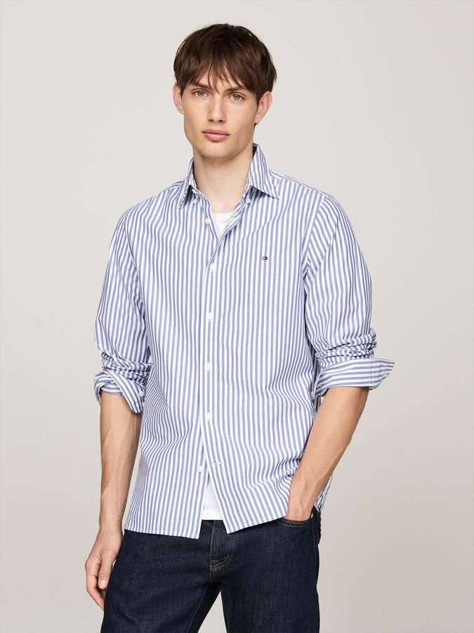 Tommy Hilfiger Businessoverhemd CLASSIC POPLIN STRIPE SF SHIRT - Foto 7