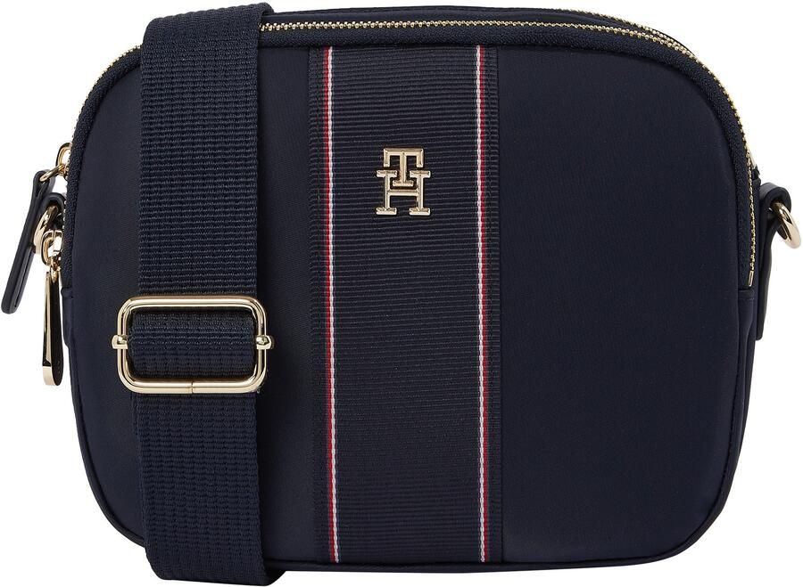 Tommy Hilfiger Camerazak POPPY CAMERA BAG CORP dames schoudertas handtas minibag met th-logo - Foto 5