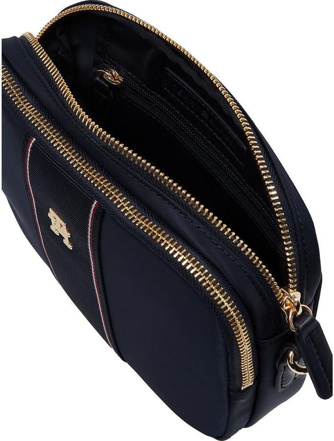 Tommy Hilfiger Camerazak POPPY CAMERA BAG CORP dames schoudertas handtas minibag met th-logo