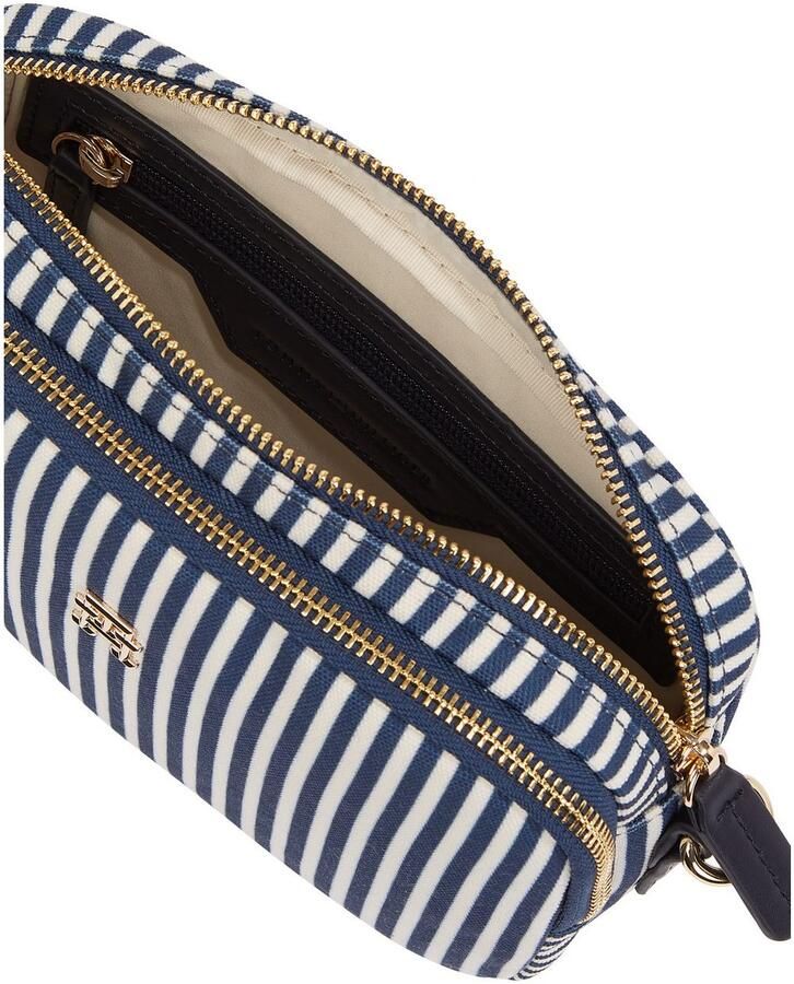 Tommy Hilfiger Camerazak POPPY SUMMER CAMERA BAG dames schoudertas handtas minibag met strepen - Foto 3