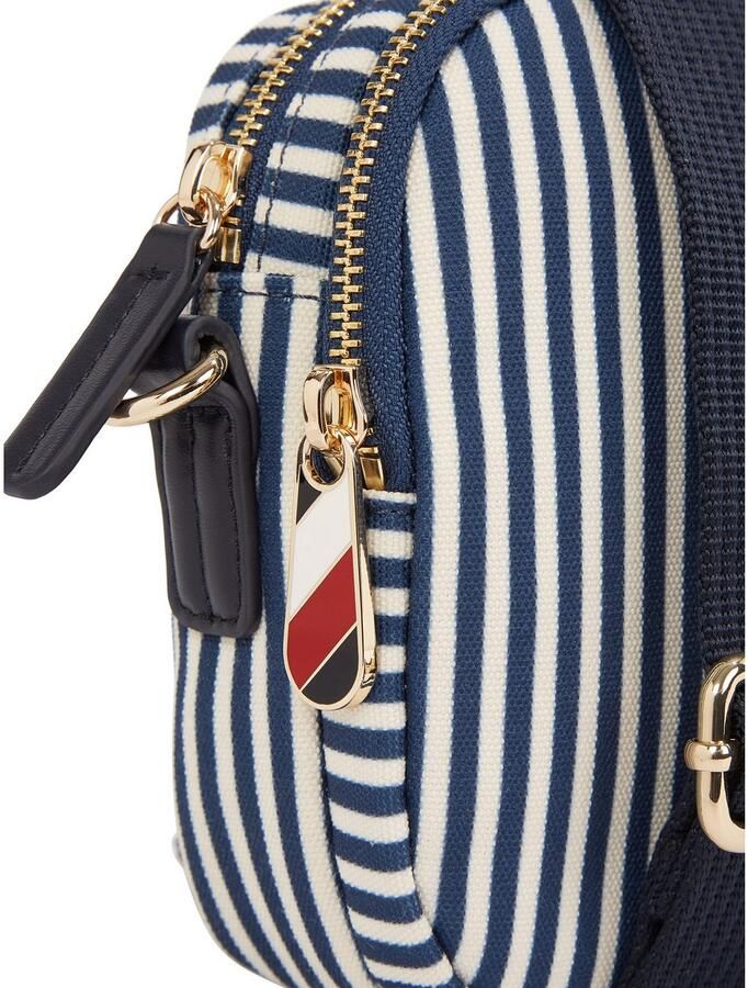 Tommy Hilfiger Camerazak POPPY SUMMER CAMERA BAG dames schoudertas handtas minibag met strepen - Foto 4