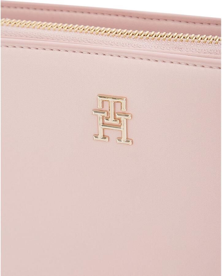 Tommy Hilfiger Camerazak TH LOGOTAPE CAMERA BAG dames schoudertas minibag met th-logo-embleem