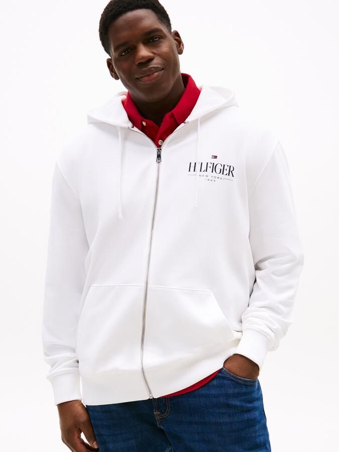 Tommy Hilfiger Capuchonsweatvest BT-HILFIGER STACKED HOODED ZIP-B - Foto 5