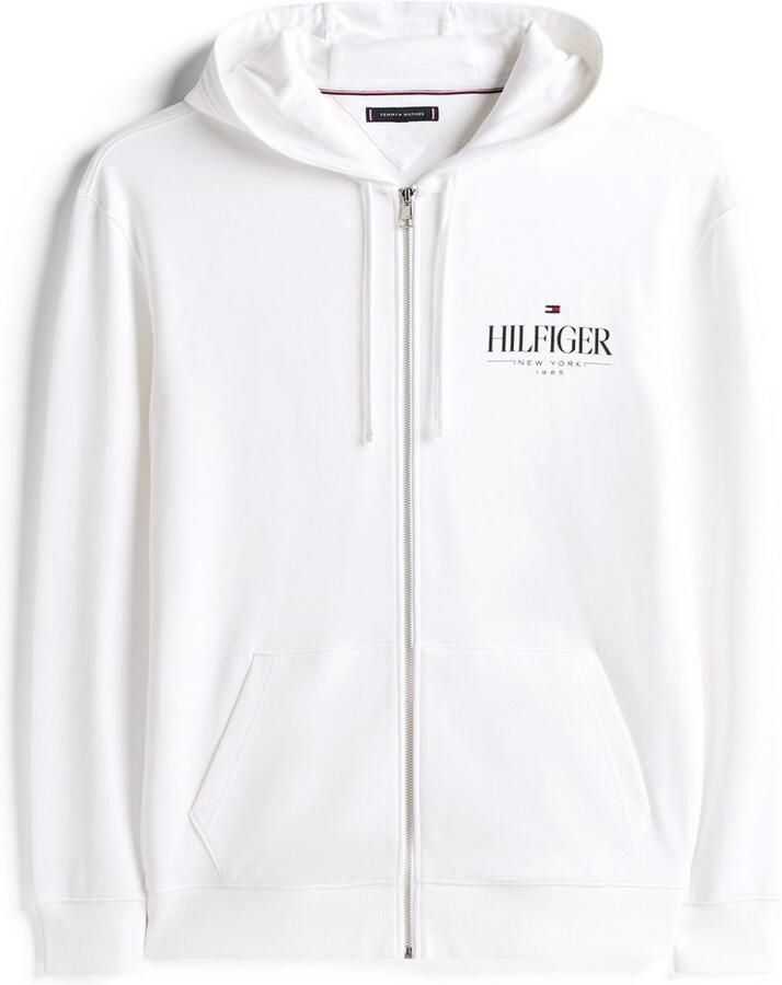 Tommy Hilfiger Capuchonsweatvest BT-HILFIGER STACKED HOODED ZIP-B