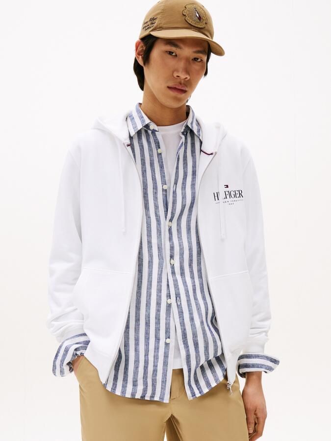 Tommy Hilfiger Capuchonsweatvest HILFIGER STACKED HOODED ZIP TH - Foto 8