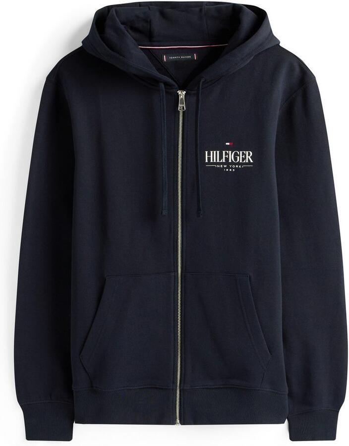 Tommy Hilfiger Capuchonsweatvest HILFIGER STACKED HOODED ZIP TH - Foto 3