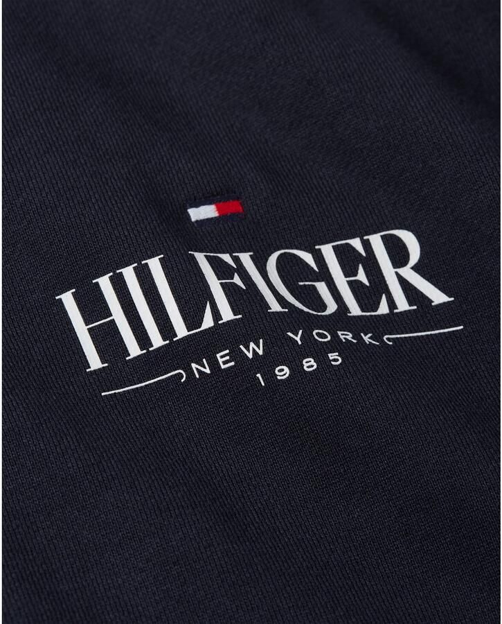 Tommy Hilfiger Capuchonsweatvest HILFIGER STACKED HOODED ZIP TH