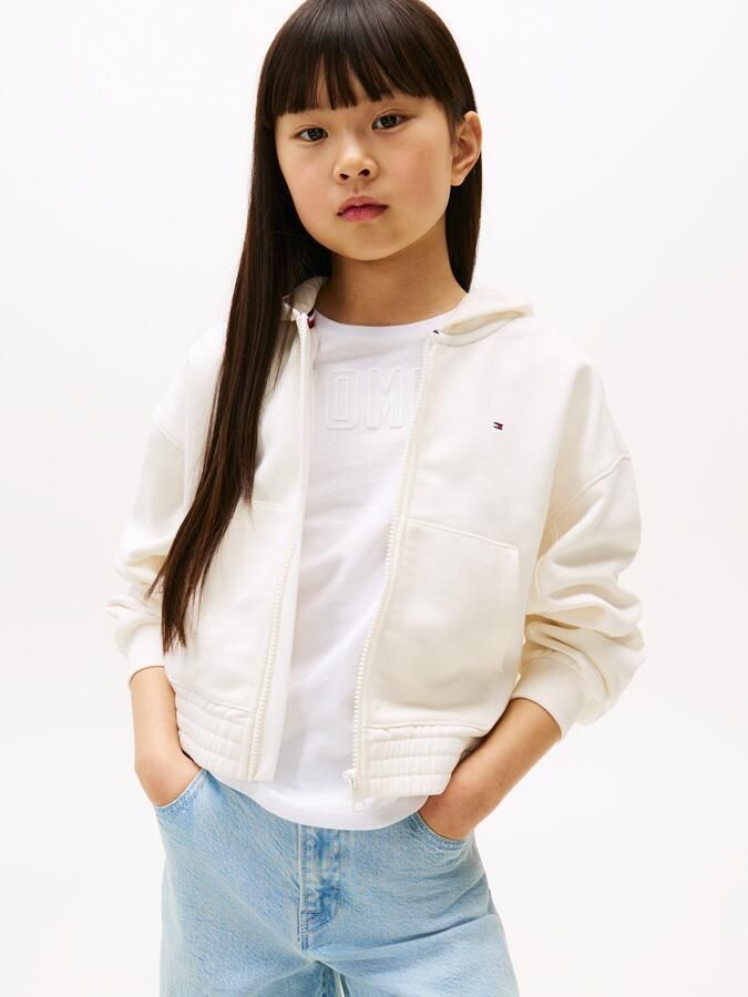 Tommy Hilfiger Capuchonsweatvest TOMMY PUFF PRINT ZIP THRU HOODIE voor kinderen tot 16 jaar print op de capuchon - Foto 5