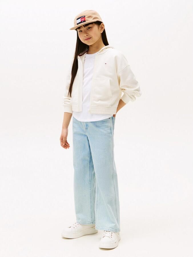 Tommy Hilfiger Capuchonsweatvest TOMMY PUFF PRINT ZIP THRU HOODIE voor kinderen tot 16 jaar print op de capuchon - Foto 2