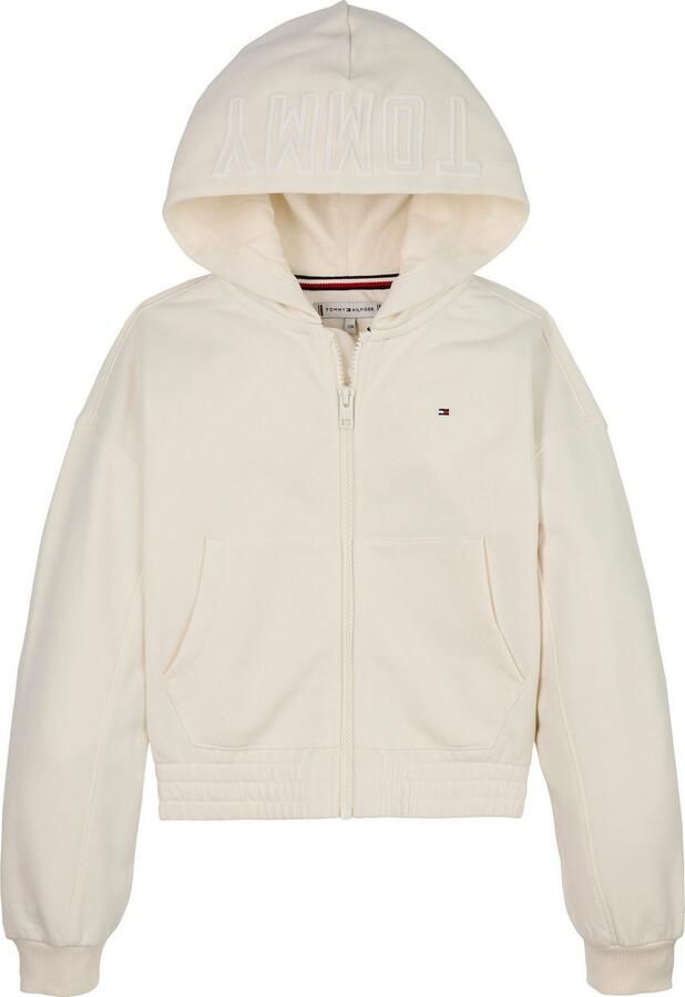 Tommy Hilfiger Capuchonsweatvest TOMMY PUFF PRINT ZIP THRU HOODIE voor kinderen tot 16 jaar print op de capuchon - Foto 4