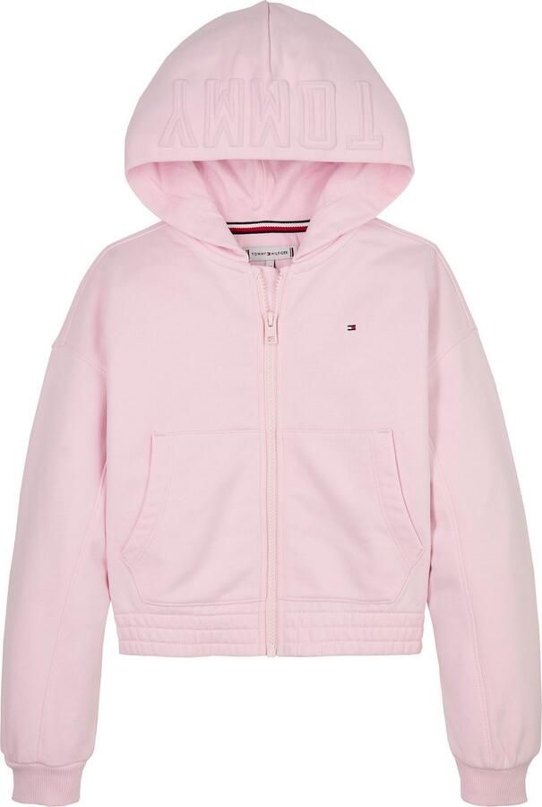 Tommy Hilfiger Capuchonsweatvest TOMMY PUFF PRINT ZIP THRU HOODIE voor kinderen tot 16 jaar print op de capuchon - Foto 7