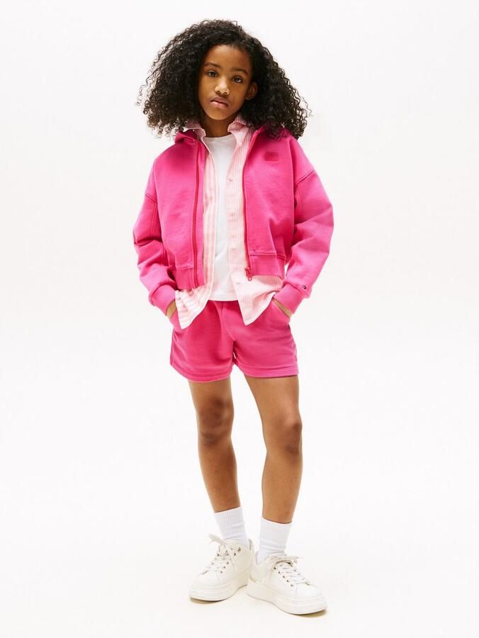 Tommy Hilfiger Capuchonsweatvest TOMMY TONAL FLAG HOODIE voor kinderen tot 16 jaar met borstprint - Foto 3