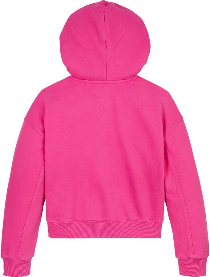 Tommy Hilfiger Capuchonsweatvest TOMMY TONAL FLAG HOODIE voor kinderen tot 16 jaar met borstprint - Foto 2
