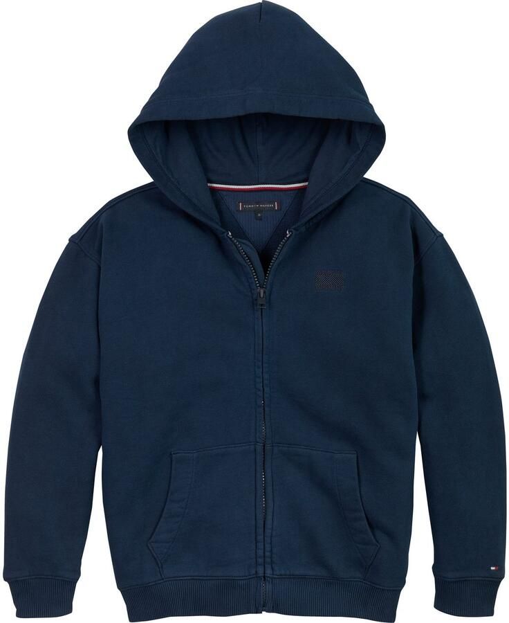 Tommy Hilfiger Capuchonsweatvest TONAL FLAG EMB ZIP HOODIE voor kinderen tot 16 jaar met capuchon - Foto 2