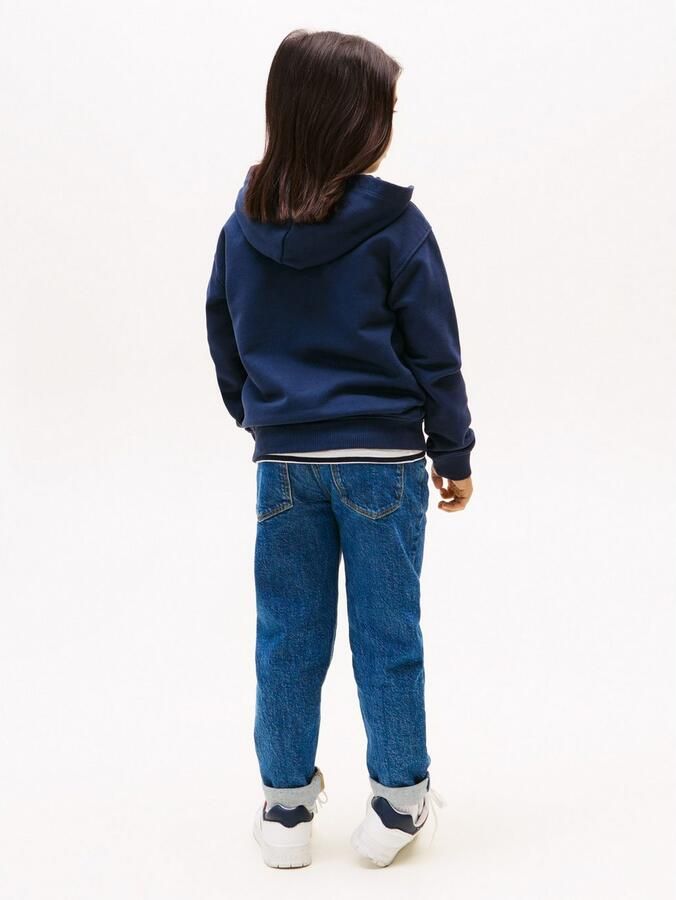 Tommy Hilfiger Capuchonsweatvest TONAL FLAG EMB ZIP HOODIE voor kinderen tot 16 jaar met capuchon - Foto 5