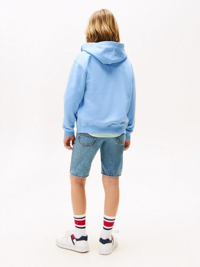Tommy Hilfiger Capuchonsweatvest TONAL FLAG EMB ZIP HOODIE voor kinderen tot 16 jaar met capuchon - Foto 6