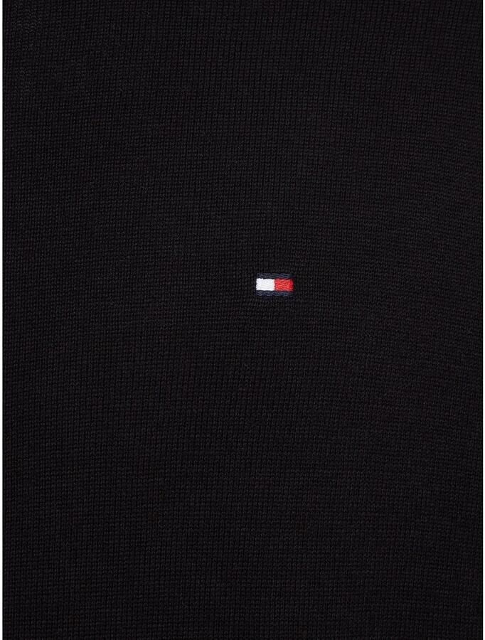 Tommy Hilfiger Klassieke Cardigan met Rits Cashmere Mix Black Heren - Foto 2