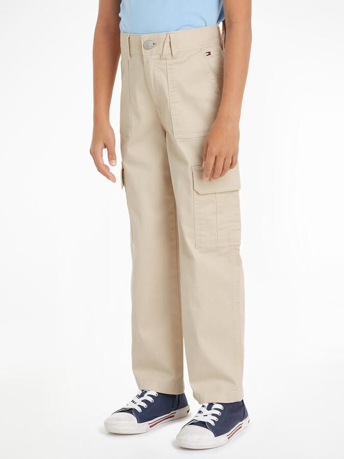 Tommy Hilfiger Cargobroek UTILITY CARGO PANTS Kinderen tot 16 jaar met logostiksel - Foto 12