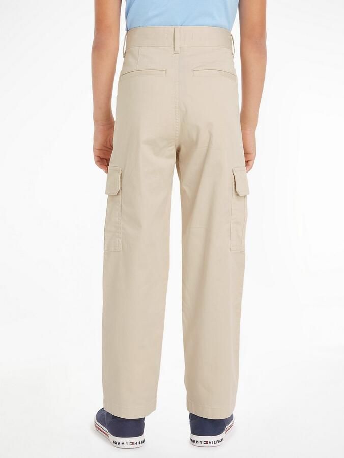 Tommy Hilfiger Cargobroek UTILITY CARGO PANTS Kinderen tot 16 jaar met logostiksel - Foto 6