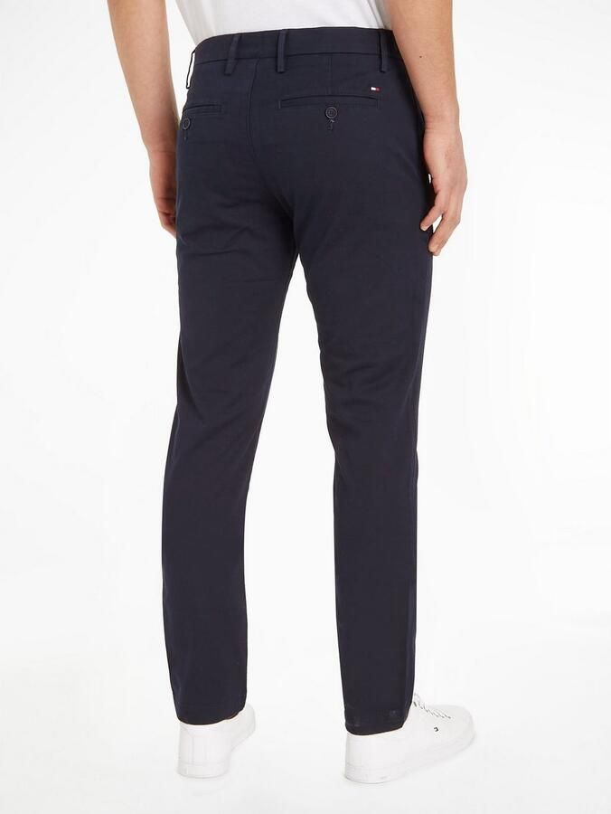 Tommy Hilfiger slim straight fit chino CORE BLEECKER 1985 desert sky - Foto 4