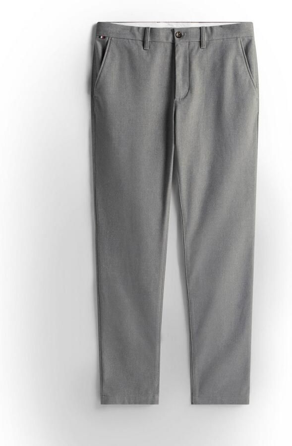 Tommy Hilfiger Chino BLEECKER BRUSHED MARL Slim Fit geborsteld gemêleerd patroon - Foto 4