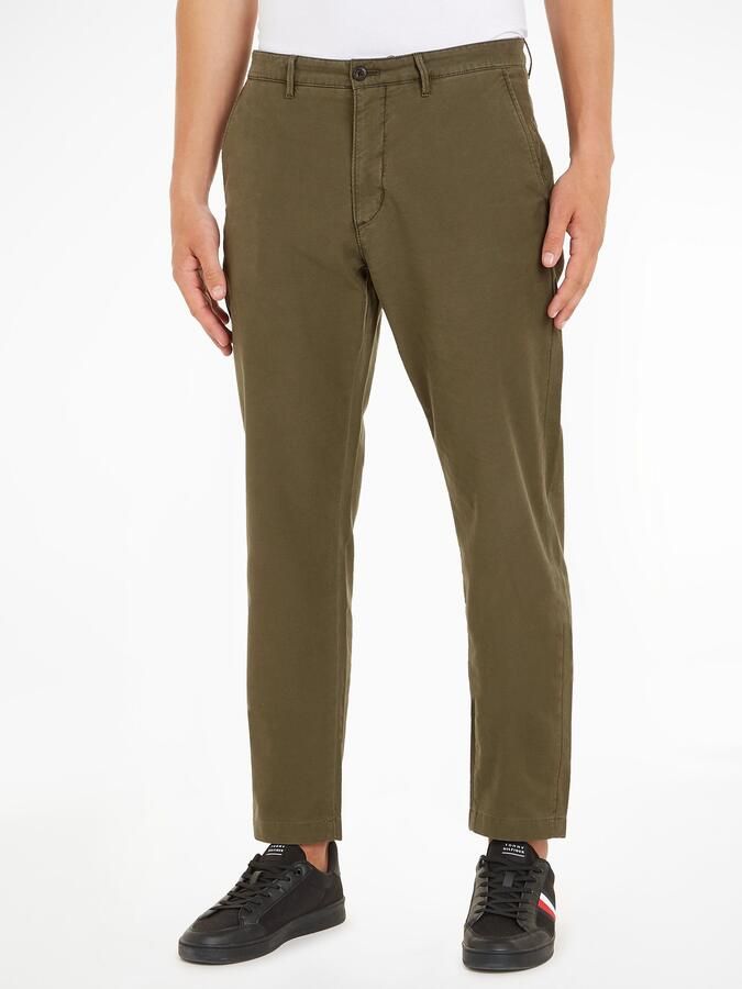 Tommy Hilfiger Chino CHELSEA GABARDINE GMD met logo borduursel op de achterzak - Foto 5
