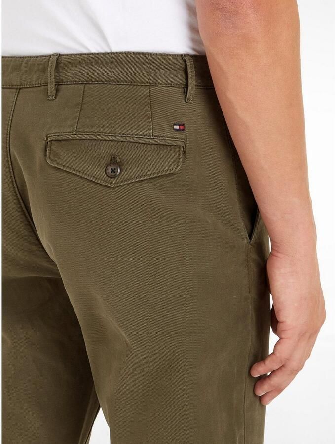Tommy Hilfiger Chino CHELSEA GABARDINE GMD met logo borduursel op de achterzak - Foto 2