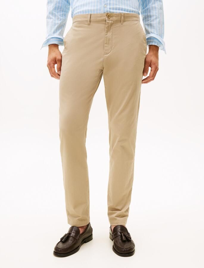 Tommy Hilfiger Relaxed fit broek van katoenmix - Foto 4