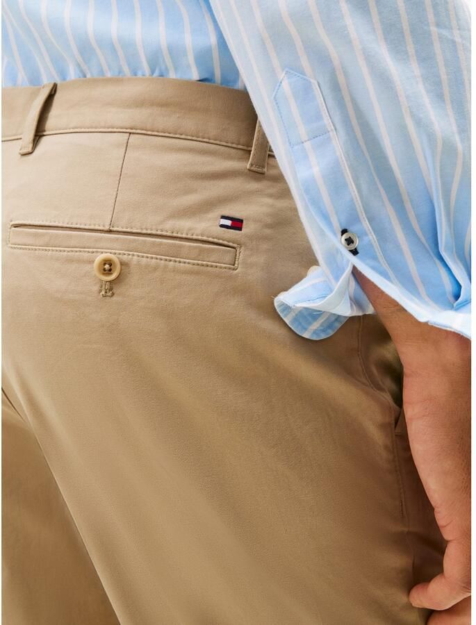 Tommy Hilfiger Relaxed fit broek van katoenmix