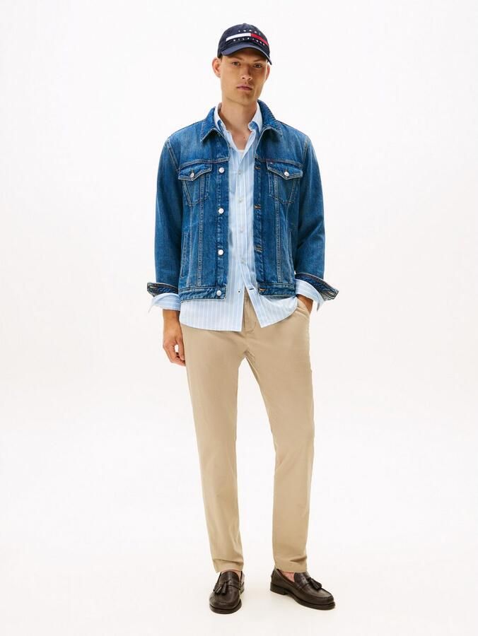 Tommy Hilfiger Relaxed fit broek van katoenmix - Foto 2