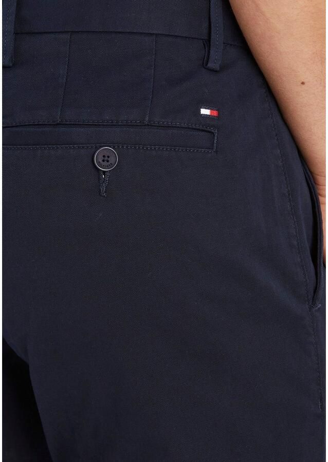 Tommy Hilfiger straight fit chino CORE DENTON 1985 met katoen batique khaki - Foto 7