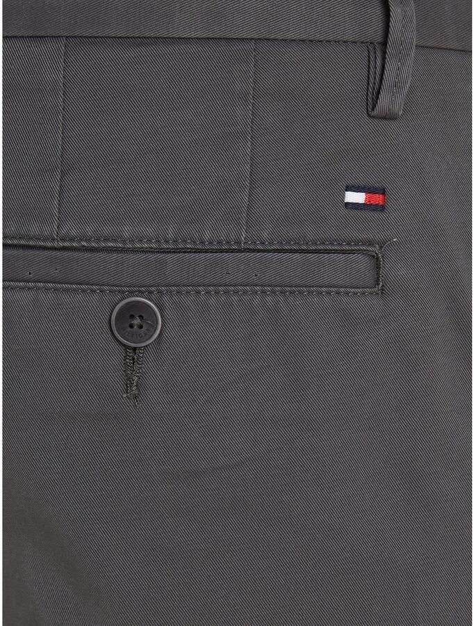Tommy Hilfiger straight fit chino CORE DENTON 1985 met katoen dark ash - Foto 2