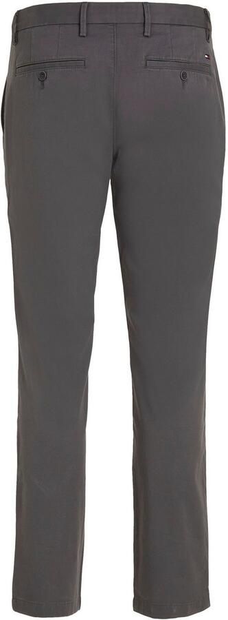 Tommy Hilfiger straight fit chino CORE DENTON 1985 met katoen dark ash - Foto 5