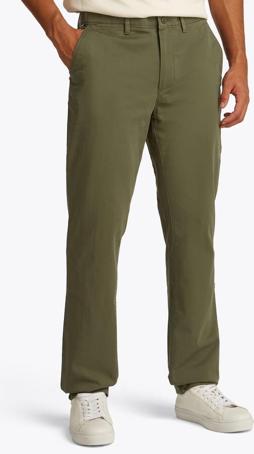 Tommy Hilfiger Chino DENTON CHINO SATIN met achterzakken met knoop logo-borduursel - Foto 12