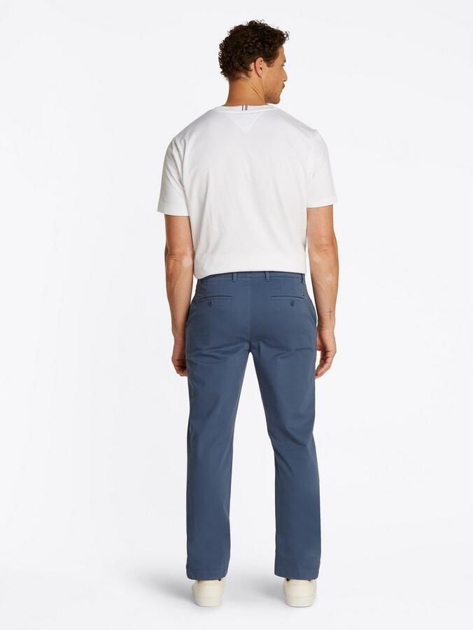 Tommy Hilfiger Chino DENTON CHINO SATIN met achterzakken met knoop logo-borduursel - Foto 8