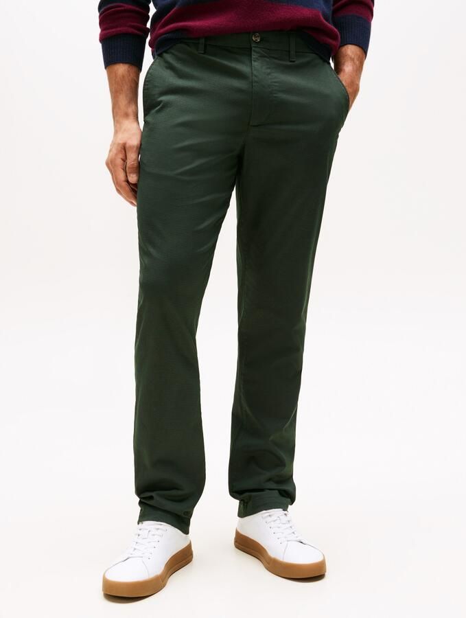 Tommy Hilfiger Chino DENTON PRINTED STRU Straight Leg Fit katoenstretch met structuur - Foto 5