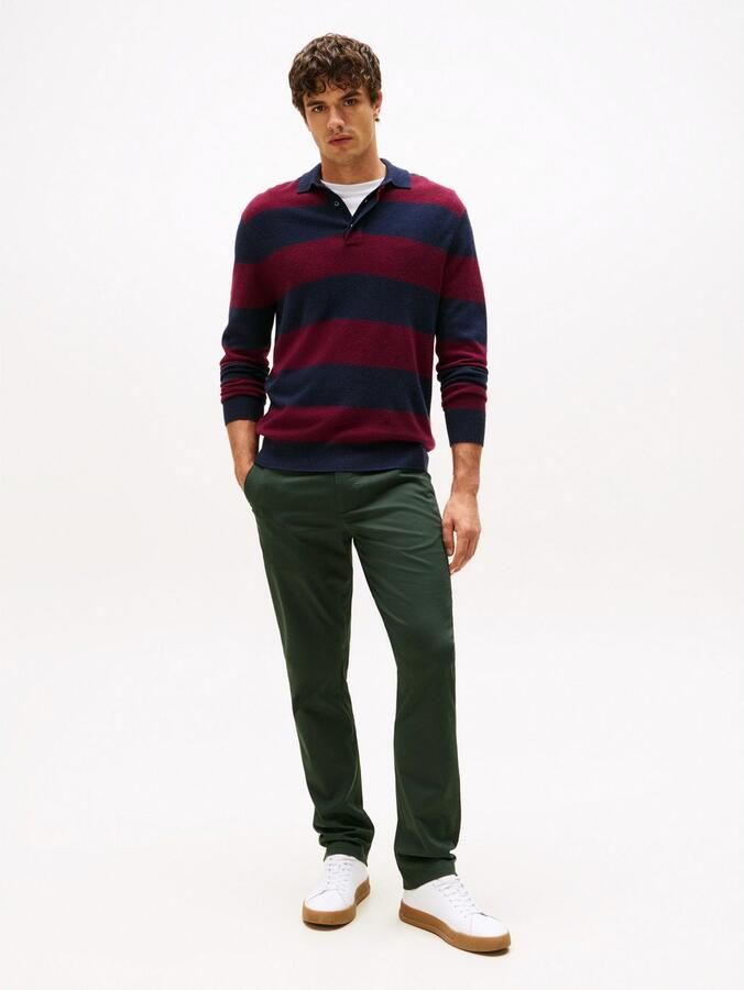 Tommy Hilfiger Chino DENTON PRINTED STRU Straight Leg Fit katoenstretch met structuur - Foto 2