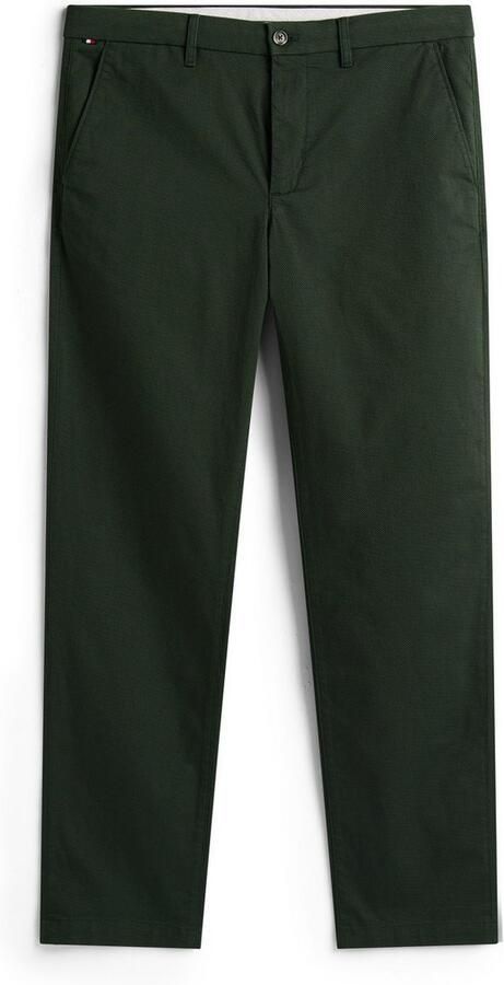 Tommy Hilfiger Chino DENTON PRINTED STRU Straight Leg Fit katoenstretch met structuur - Foto 4