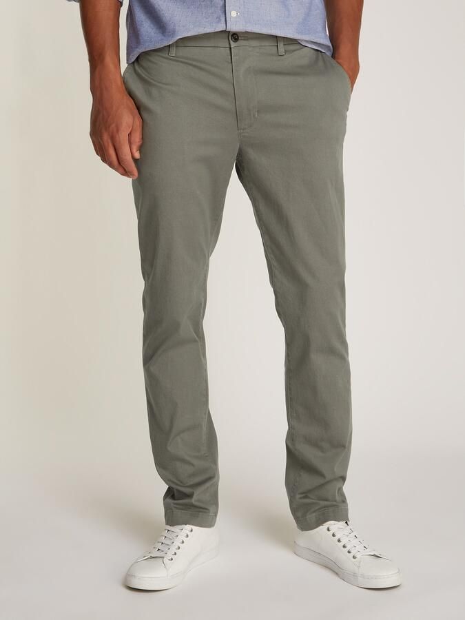 Tommy Hilfiger Straight leg chino met structuurmotief model 'DENTON' - Foto 6