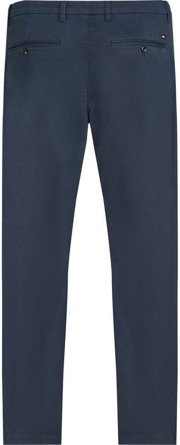 Tommy Hilfiger Straight leg chino met structuurmotief model 'DENTON'