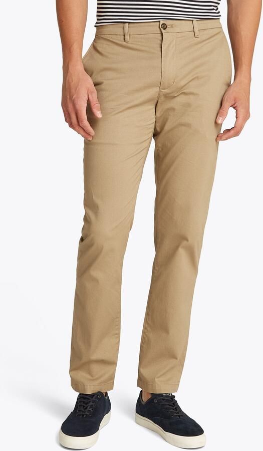 Tommy Hilfiger Straight leg chino met structuurmotief model 'DENTON' - Foto 4