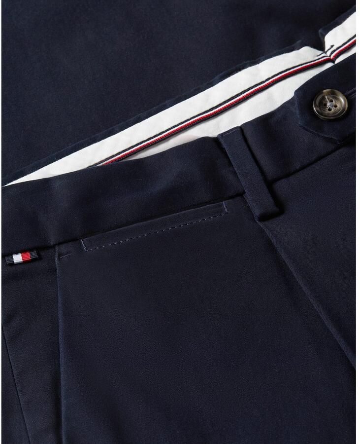 Tommy Hilfiger Chino HARLEM CHINO SATIN Relaxed fit plooibroek