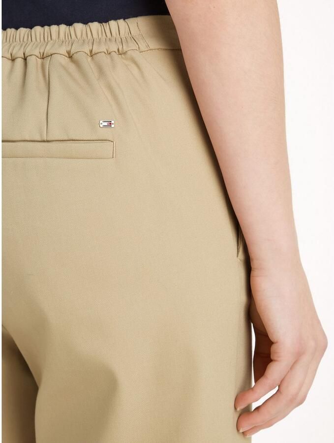 Tommy Hilfiger Chino met logo-stiksel elastische pull-on broek - Foto 2