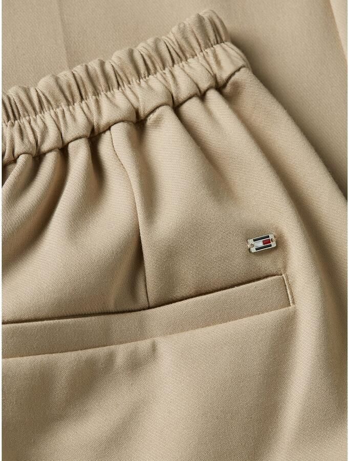 Tommy Hilfiger Chino met logo-stiksel elastische pull-on broek