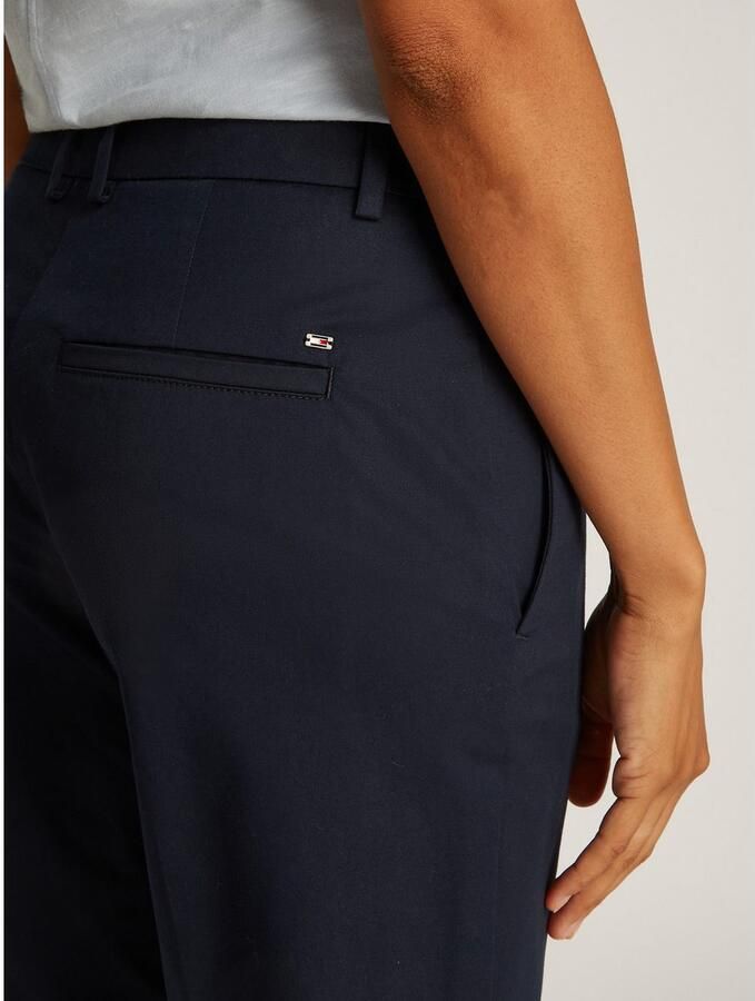 Tommy Hilfiger Slim fit chino van een mix van katoen en lyocell