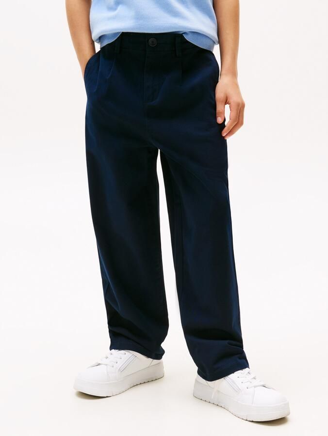 Tommy Hilfiger Chino PLEATED CHINO PANT voor kinderen tot 16 jaar met plooien - Foto 6