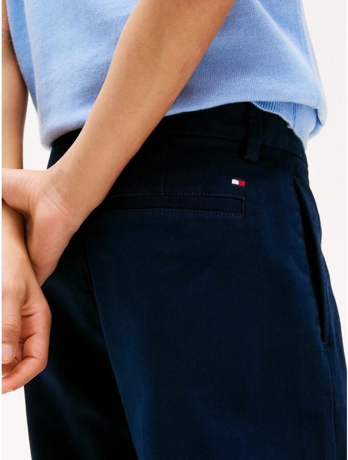 Tommy Hilfiger Chino PLEATED CHINO PANT voor kinderen tot 16 jaar met plooien