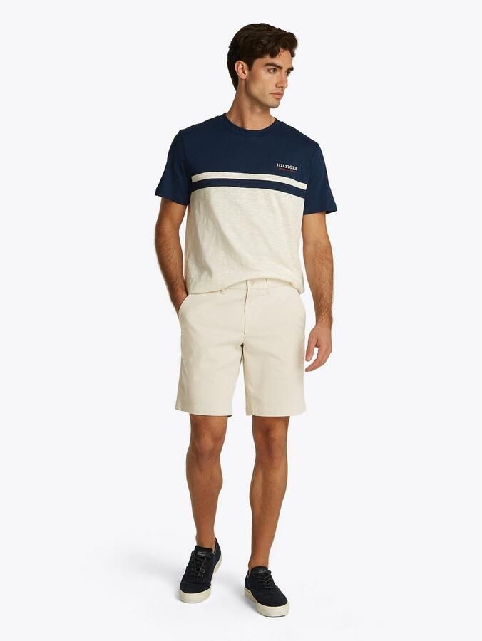Tommy Hilfiger Slim fit korte chino van een mix van katoen en elastaan - Foto 2